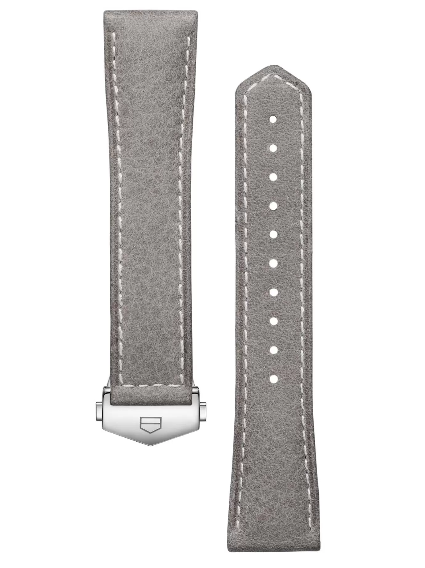 TAG Heuer Carrera 36Mm Grey Leather Strap