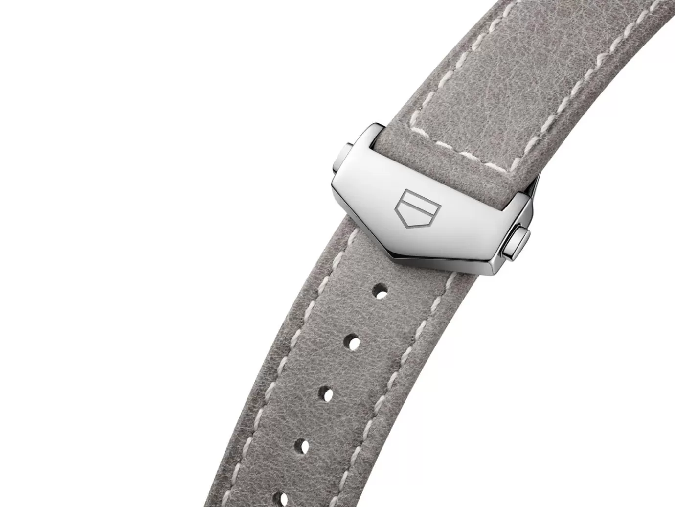 TAG Heuer Carrera 36Mm Grey Leather Strap