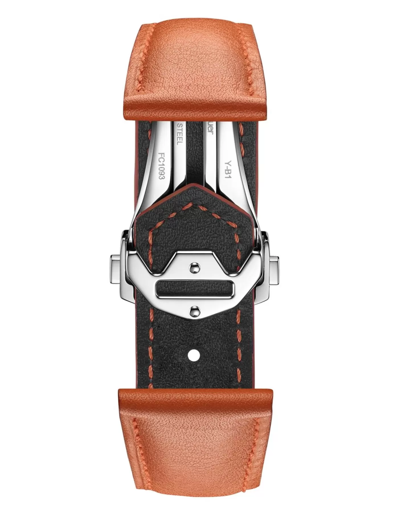 TAG Heuer Carrera 36Mm Orange Leather Strap