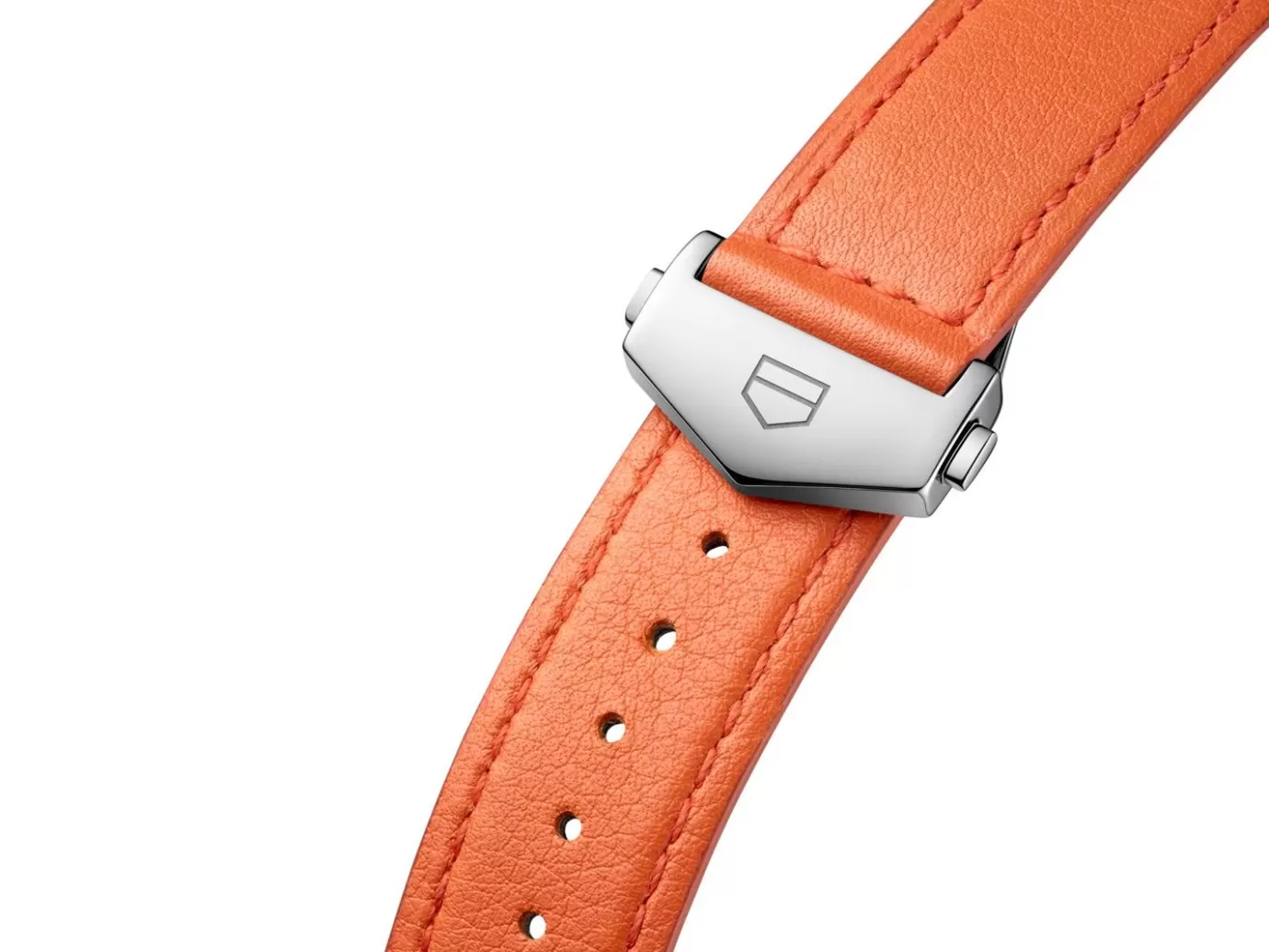 TAG Heuer Carrera 36Mm Orange Leather Strap